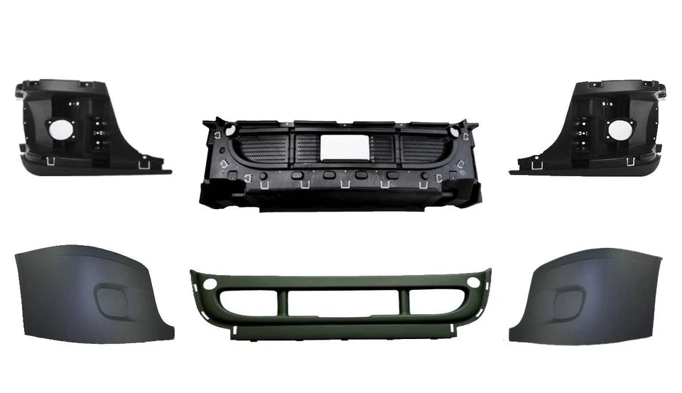 CASCADIA P3 BUMPER BLACK COMPLETE W/O HOLE
